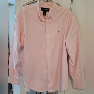 Ralph Lauren Pink/white Casual Shirt